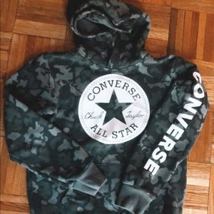 Dark Grey Converse Boys hoodie